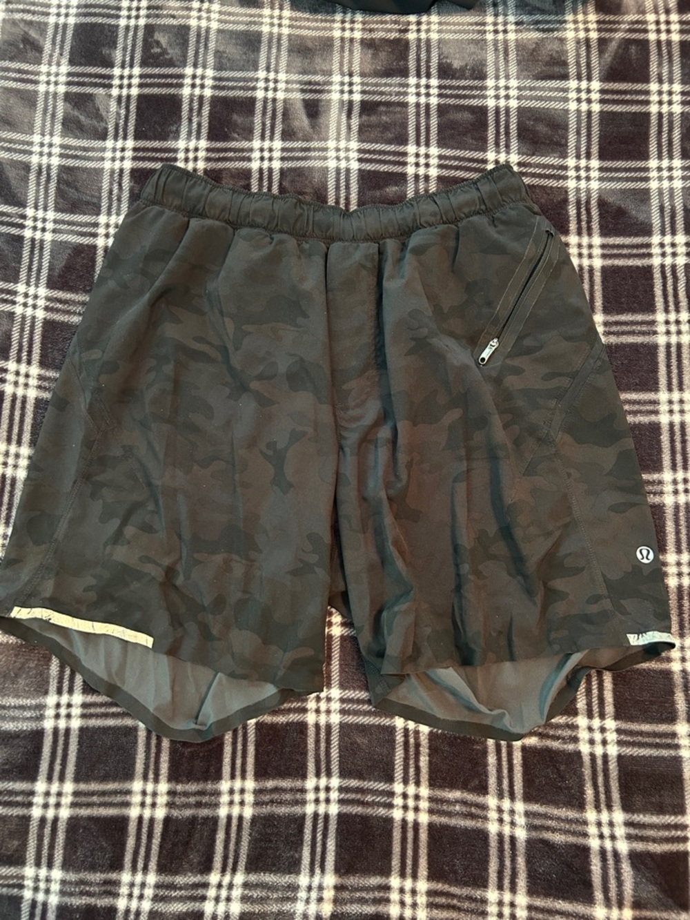 lululemon athletica Men's Black Camo Training Shorts